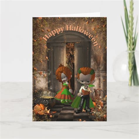 Happy Halloween-Anniversary Card | Zazzle