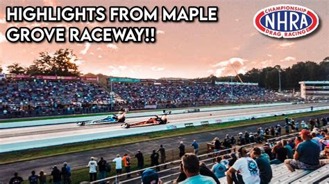 NHRA Drag Racing Highlights From Maple Grove Raceway - 2022 - YouTube