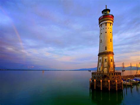 Lindau Lighthouse HD desktop wallpaper : Widescreen : High Definition ...