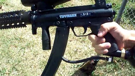 Tippmann A5 With FlatLine Barrell - YouTube