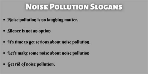 400+ Clever Noise Pollution Slogans That Are Trending