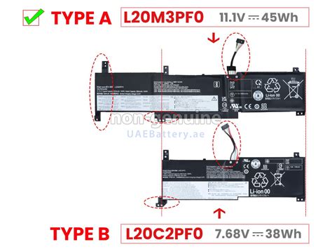 Lenovo IdeaPad 3-15ITL6-82H8 replacement battery | UAEBattery