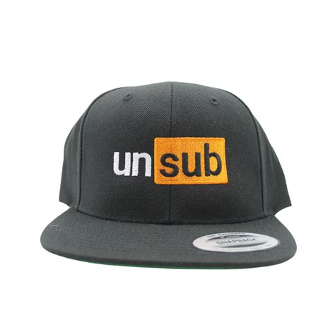 Unsub Logo Flat Bill Hat