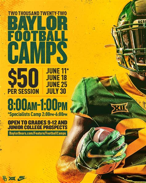 Baylor Football on Twitter: "Camp szn is right around the corner ...