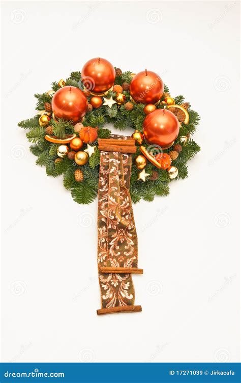 Advent wreath stock image. Image of candleholder, holiday - 17271039