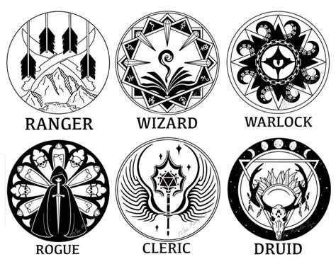 Druid Tattoo, Druid Symbols, Dnd Druid, Dnd Crafts, Dungeons And ...