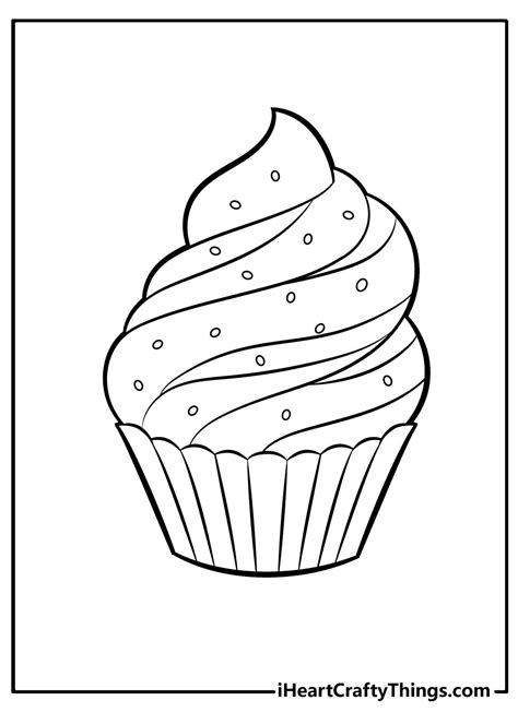 Confundir Norma Adaptar cupcake coloring pages laberinto Producción sacudir