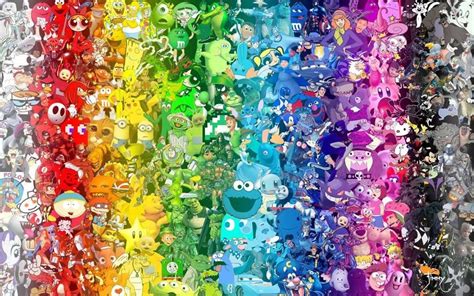 Taste the rainbow of pop culture! | Deviantart.com, Couleur