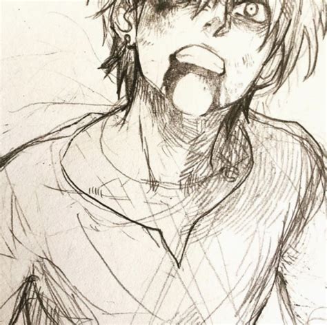 Male Anime Face Drawing - Anime Male Face | Dozorisozo