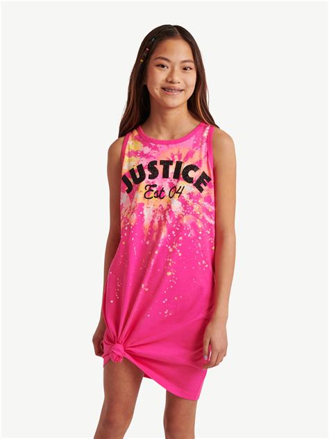 Justice Girls Jersey T-Shirt Dress, Sizes XS-XLP - Walmart.com