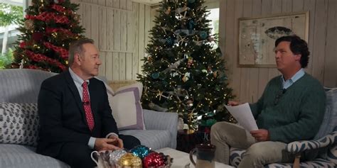 Kevin Spacey Slams Netflix in Christmas Video With Tucker Carlson