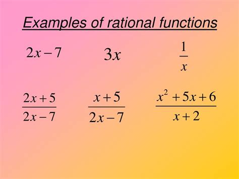 What Is A Rational Function Examples