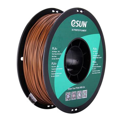 eSUN PLA+ Filament – Brown - Filament Co