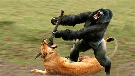 Gorilla Angry Fighting