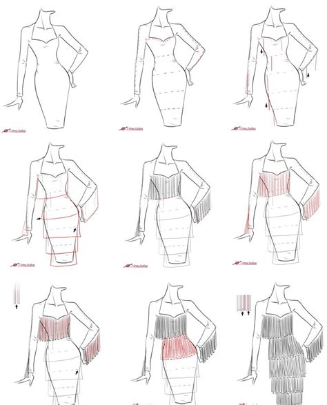 fashion design sketches videos for beginners dresses