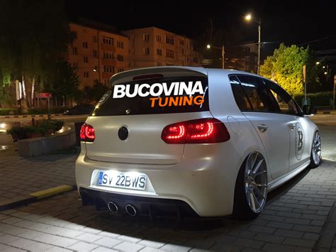 Stopuri full LED compatibile cu VW Golf 6 (08-12) Rosu - Cristal ...