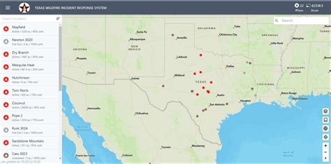 Active Wildfire Map Texas - Debera Georgette