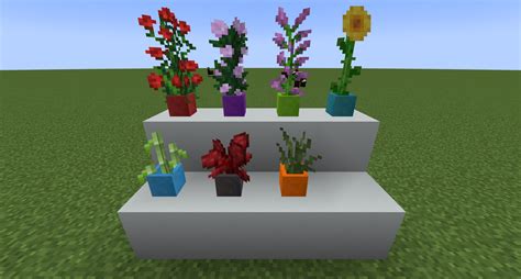 Flower Pots Plus - Mods - Minecraft