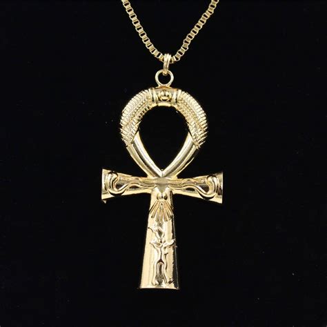 Large Golden Ankh Necklace | That Ankh Life