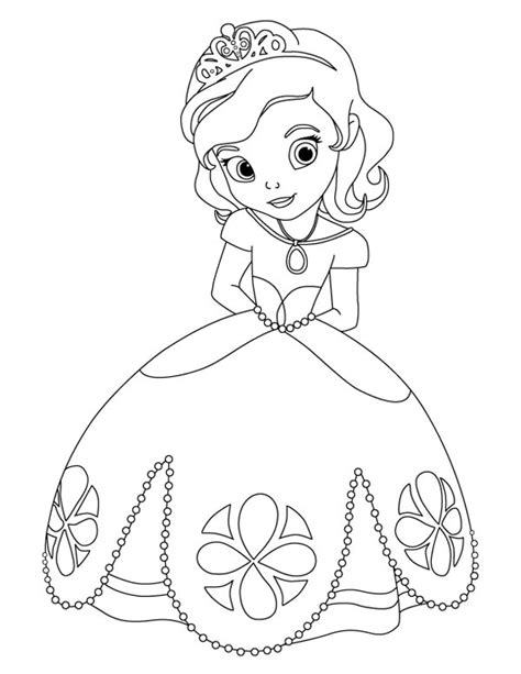 Awesome Princess Sofia the First Coloring Page - NetArt