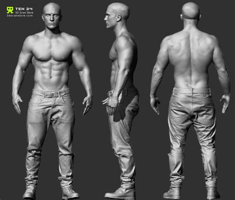 Reference Character Models - Page 6 | 人体, アートリファレンス, 服のシワ