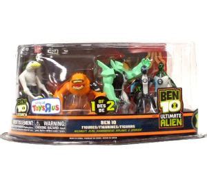 ToyDorks - Bandai - Ben 10 Ultimate Alien 5 Pack - Wildmutt, XLR8 ...