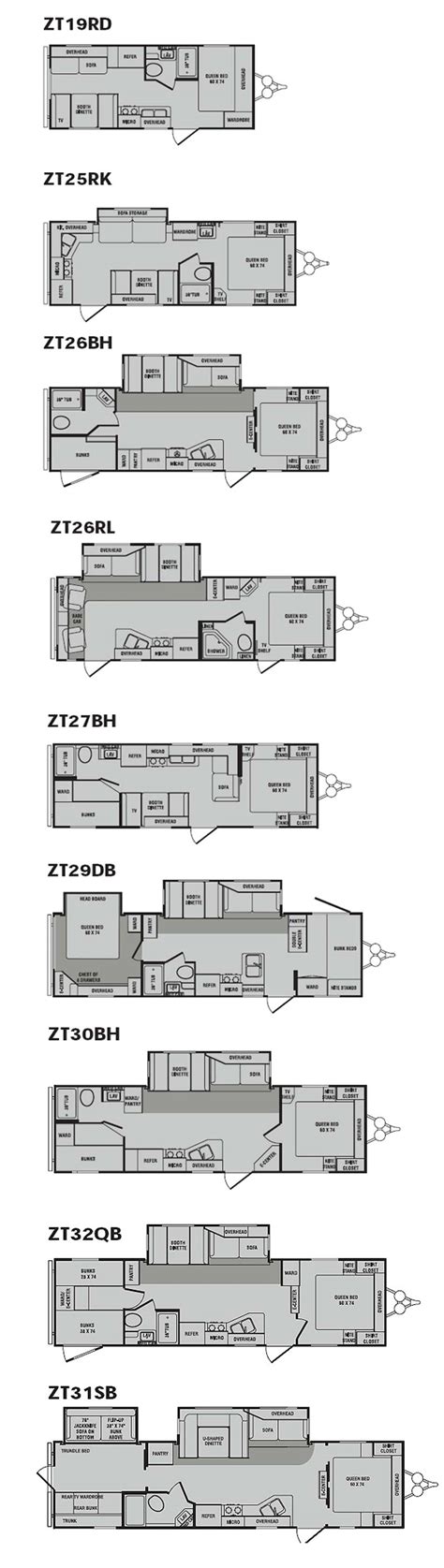 Zinger Travel Trailer Floor Plans - floorplans.click