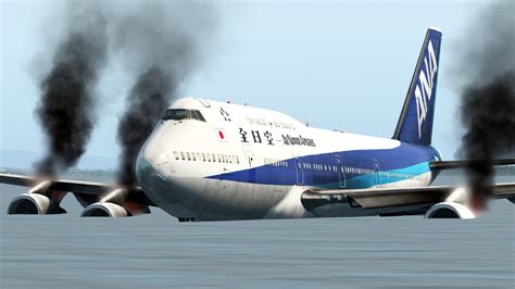 Boeing 747 Crash On The Sea Due To Serious Turbulence | X-Plane11 - YouTube