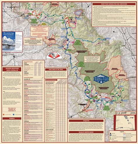 √ Big Horn Mountains Trail Map - Popular Century