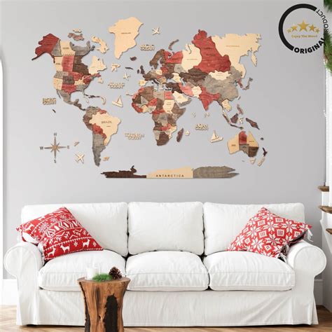 3D Wooden World Map Fusion from Enjoy The Wood ‣ Good Price, Reviews