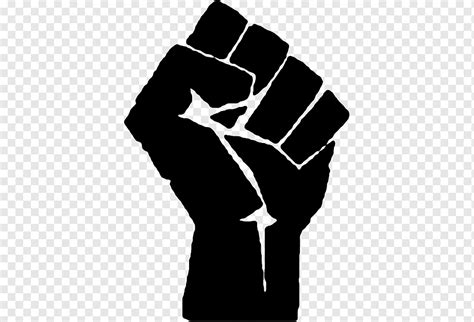 African-American Civil Rights Movement Raised fist Black Power Social ...