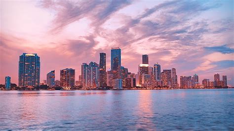 HD wallpaper: skyline, cityscape, miami, florida, united states ...