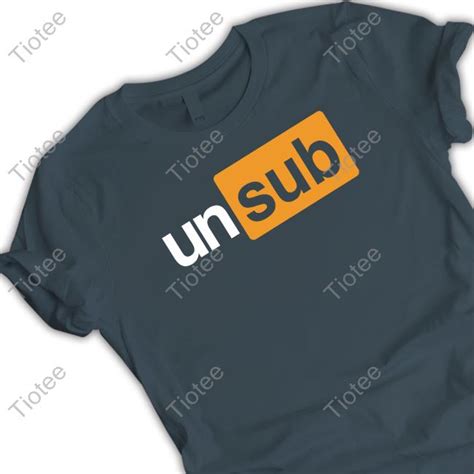 Unsubscribe Podcast Unsub Logo Shirts - Tiotee