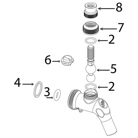 Perlick Faucet Diagram