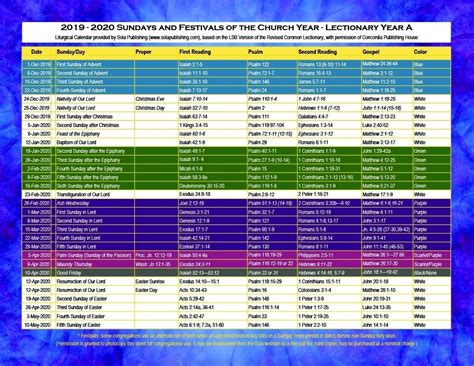 United Methodist Church Parament Colors 2020 | Calendar Template 2024-2025