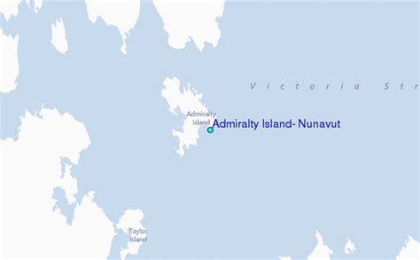 Admiralty Island, Nunavut Tide Station Location Guide