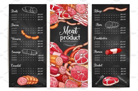 Delicious Meat Products Menu