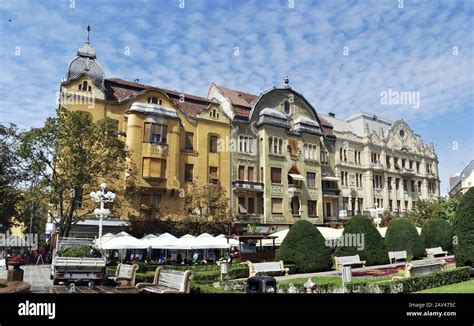 timisoara revolution square architecture Stock Photo - Alamy