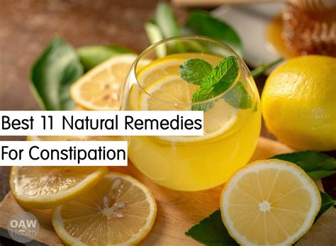 Best 11 Natural Remedies for Constipation - OAWHealth