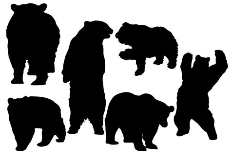 Bear Silhouette Free Vector Art - (5,757 Free Downloads)