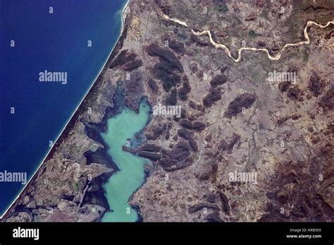 Aerial satellite imagery of Chilika lake, Odisha Stock Photo - Alamy