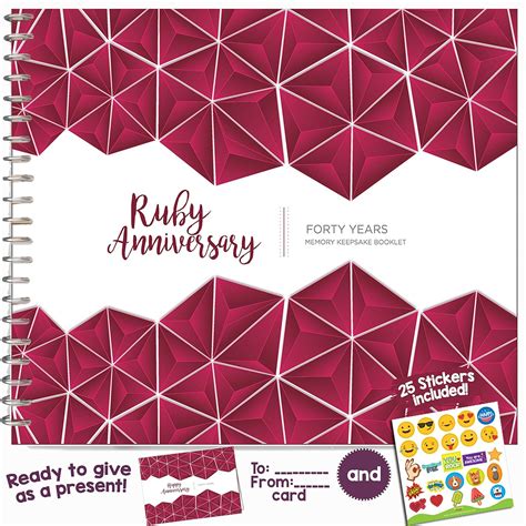 Ruby Anniversary Gifts: Ruby Anniversary Gifts for Parents