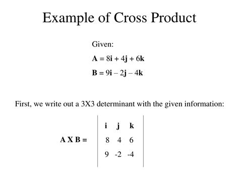 What Is A Cross Product