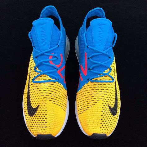 Nike Air Max 270 Flyknit Blue Yellow Release Date - Sneaker Bar Detroit