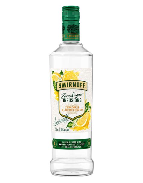 Smirnoff Zero Sugar Infusions Lemon Elderflower | Quality Liquor Store