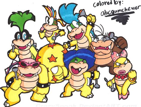 The Koopalings :CrazySpook: by abcgumchewer on DeviantArt