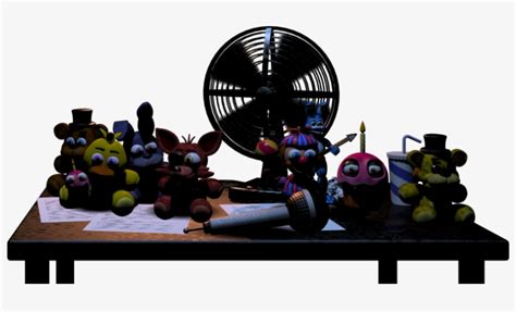 I Also Made A Transparent Png Of The Full Desk - Fnaf 2 Desk - 851x435 ...