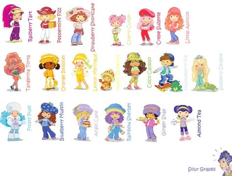 Strawberry Shortcake characters | Strawberry shortcake cartoon ...