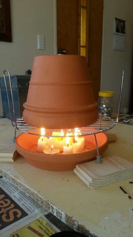 Pot heater. Use of candles | Diy heater, Candle heater, Diy life hacks ...