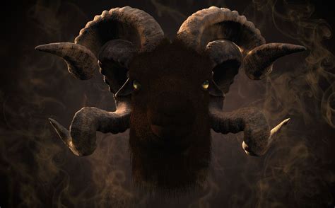 4 Horned Goat by Edgar Noriega | Creatures | 3D | CGSociety | Creature ...